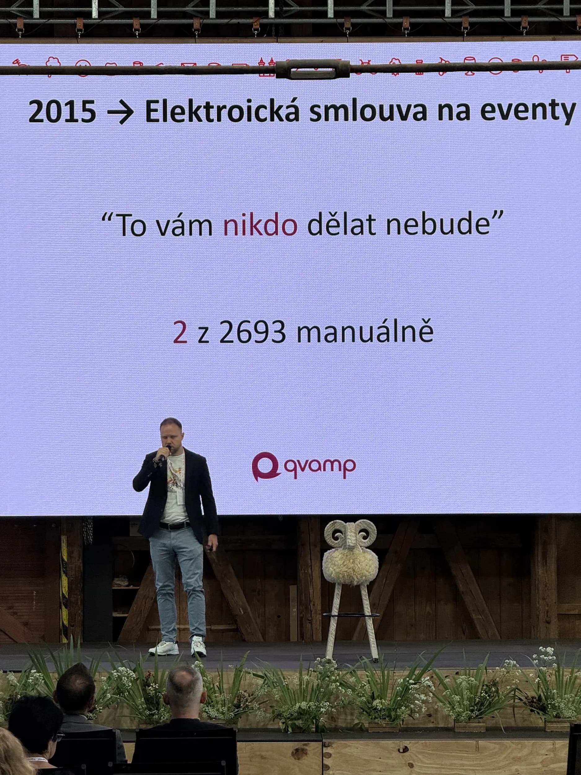 Petr Knap az előadáson